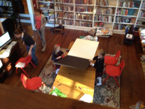 HappyMess schoolhouse visitors